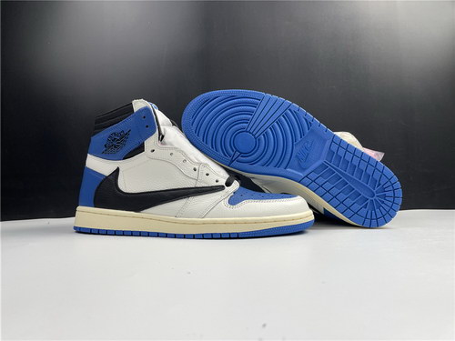 Travis Scott x Fragment x AJ1“Military Blue”
