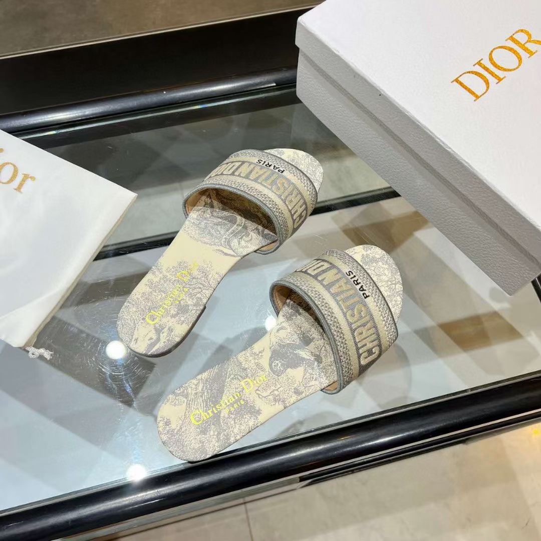Dior Slippers Women(AAA)-028