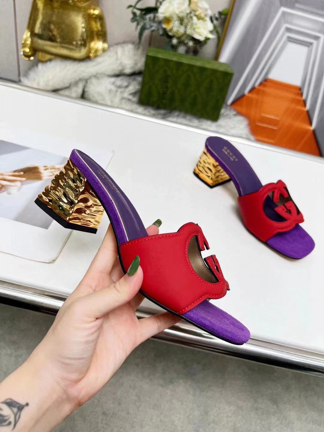 Gucci Slippers Women(AAA)-170
