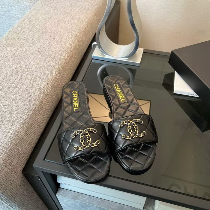 Chanel Slippers Women(AAA)-008